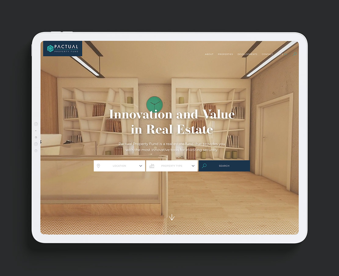Pactual Property Fund website